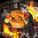 PATELNIA DO GRILOWANIA ZE SKŁADANYM UCHWYTEM NON STICK CZARNA