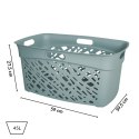 Kosz na bieliznę 45L, zielony