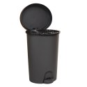 Kosz wewnętrzny, do łazienki, kuchni, z pedałem 27-30L, grafitowy