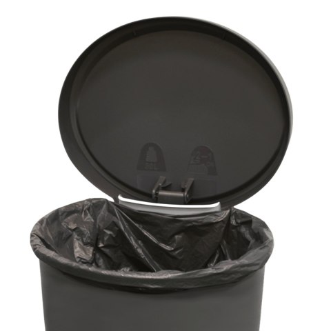 Kosz wewnętrzny, do łazienki, kuchni, z pedałem 27-30L, grafitowy