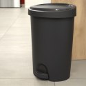 Kosz wewnętrzny, do łazienki, kuchni, z pedałem 27-30L, grafitowy