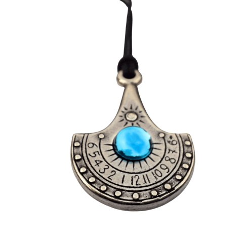 Naszyjnik Zegarek Słoneczny - Nil - Posrebrzany Zamak + Czeski kryształ - NIL33