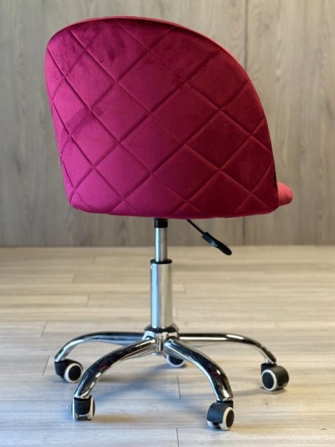 Krzesło obrotowe GLORIA OFFICE WINE VELVET