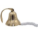 Dzwon Okrętowy Mosiężny Średnica 13 cm - Marynistyczna Dekoracja - HB30/5