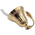 Dzwon Okrętowy Mosiężny Średnica 13 cm - Marynistyczna Dekoracja - HB30/5