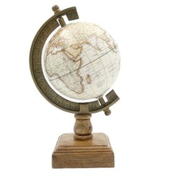 Globus dekoracyjny Amundsen na podstawie drewnianej - NC2130