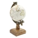 Globus dekoracyjny Amundsen na podstawie drewnianej - NC2130
