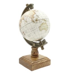 Globus dekoracyjny Amundsen na podstawie drewnianej - NC2130