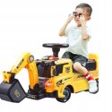 Jeździk 2w1 koparka + 4 autka rozkładany dźwig dźwięk ruchoma łyżka ZH922