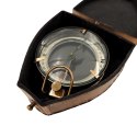 Kompas Magnetyczny - Map Reader w Skórzanym Etui - Retro Gadżet - NC2929