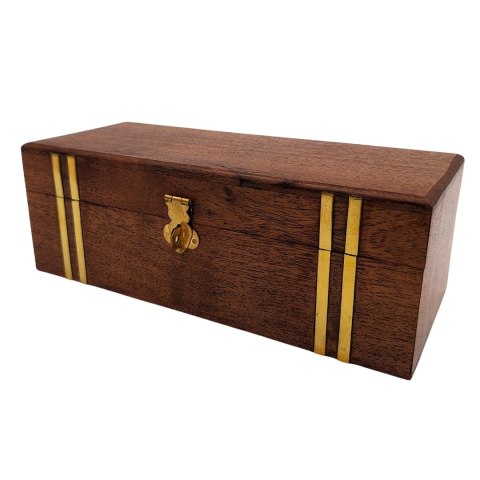 Zestaw Podróżnika Retro - Kompas + Luneta + Lupa w Pudełku Drewnianym - NC102369