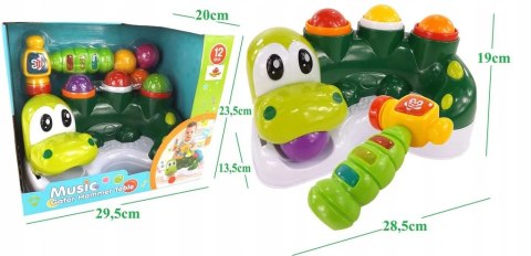 Dinozaur Zbijak Piłeczek z Dźwiękami i Światłami | Interaktywna Zabawka Edukacyjna dla Dzieci 326