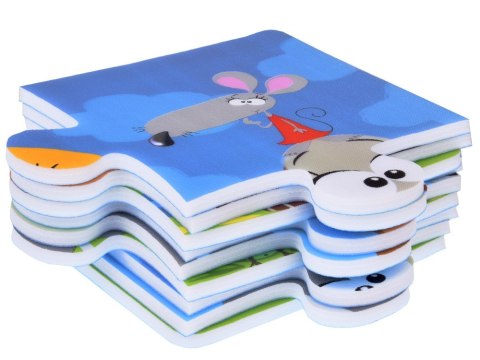 Puzzle piankowe ZWIERZĘTA Kolorowa mata dla niemowląt 90x90cm ZA3151