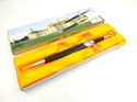 Stalowy sztylet rycerski - replika 35 cm z pochwą - SW-116