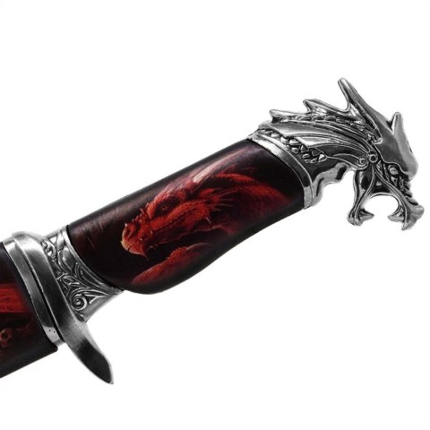 Sztylet dekoracyjny stalowy - Rękojeść smoka - SW-189