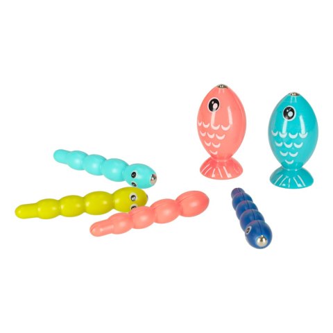 Zabawka sensoryczna wbijak dla niemowląt 8w1 Bibi-inn niebieska