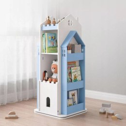 REGAŁ NA KSIĄŻKI OBROTOWY PÓŁKA DOMEK ORGANIZER POKÓJ DZIECIĘCY W360-2