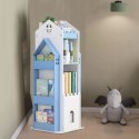 REGAŁ NA KSIĄŻKI OBROTOWY PÓŁKA DOMEK ORGANIZER POKÓJ DZIECIĘCY W360-2