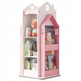 REGAŁ NA KSIĄŻKI OBROTOWY PÓŁKA DOMEK ORGANIZER POKÓJ DZIECIĘCY W360-3