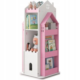 REGAŁ NA KSIĄŻKI OBROTOWY PÓŁKA DOMEK ORGANIZER POKÓJ DZIECIĘCY W360-3