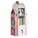 REGAŁ NA KSIĄŻKI OBROTOWY PÓŁKA DOMEK ORGANIZER POKÓJ DZIECIĘCY W360-3