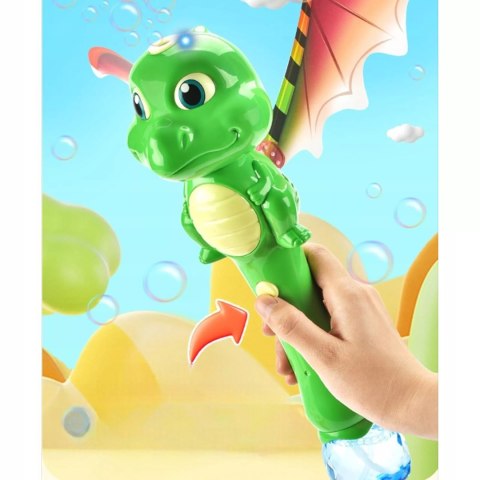 Różdżka dinozaur do baniek mydlanych bańki światło MY213Y-2