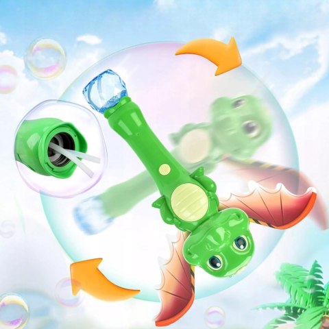 Różdżka dinozaur do baniek mydlanych bańki światło MY213Y-2