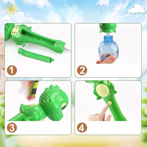 Różdżka dinozaur do baniek mydlanych bańki światło MY213Y-2