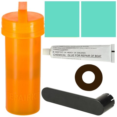 Deska SUP pompowana do pływania z siedzeniem akcesoriami wiosło zestaw turkusowa 350 cm