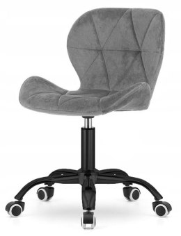Krzesło obrotowe VASTO OFFICE VELVET DARK GREY SMOKE