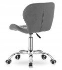 Krzesło obrotowe VASTO OFFICE VELVET DARK GREY