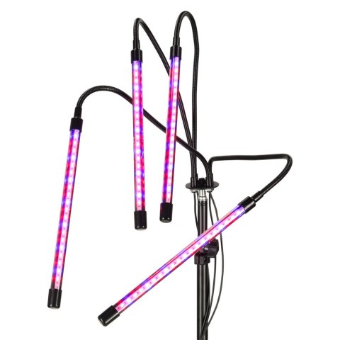 Lampa do roślin LED uprawy wzrostu panel na statywie 4x80LED