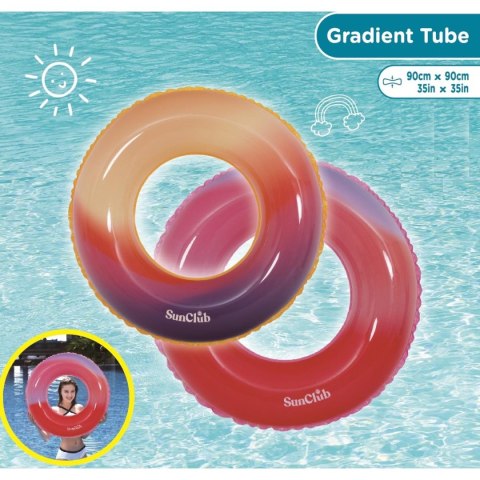KÓŁKO DO PŁYWANIA GRADIENT 90CM 35461 GRANAT