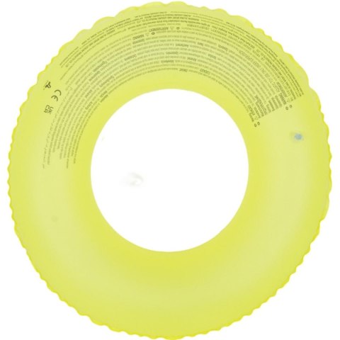 KÓŁKO DO PŁYWANIA NEON 76CM ŻÓŁTE 47213