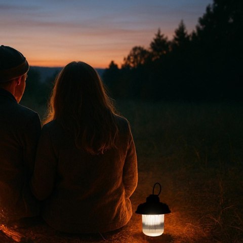 LATARKA LAMPA CAMPING USB 3 RODZAJE ŚWIATŁA REDCLIFFS CZARNY