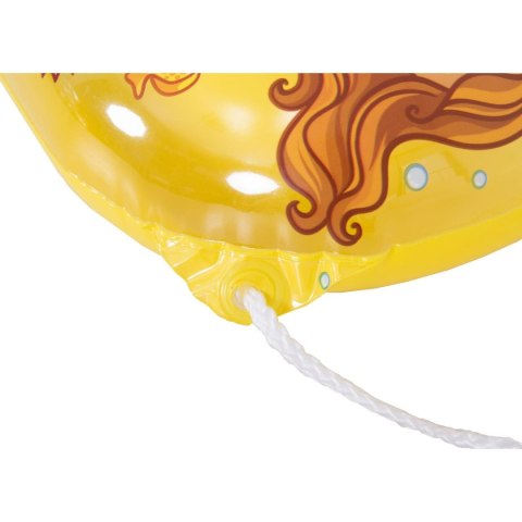 MATERAC PLAŻOWY Z OKIENKIEM PODWODNY ŚWIAT 74x48CM 37591 - ŻÓŁTY