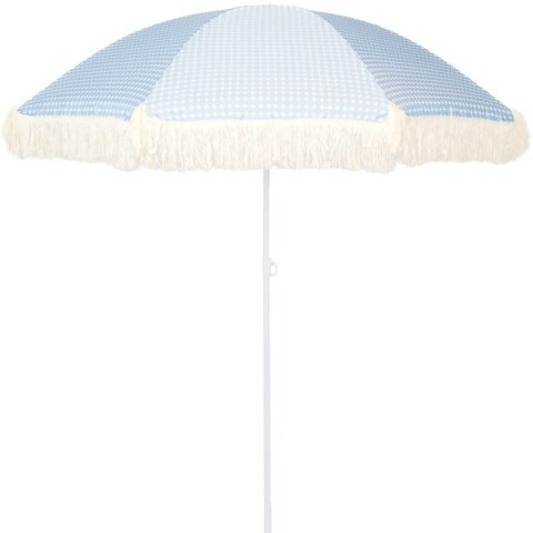 PARASOL PLAŻOWO OGRODOWY Z FRĘDZLAMI 174CM NIEBIESKI