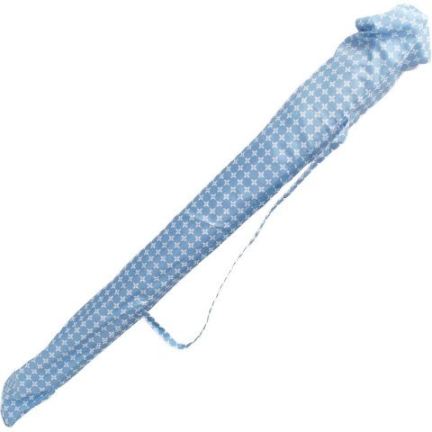 PARASOL PLAŻOWO OGRODOWY Z FRĘDZLAMI 174CM NIEBIESKI