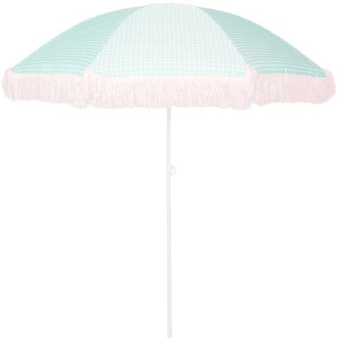 PARASOL PLAŻOWO OGRODOWY Z FRĘDZLAMI 174CM ZIELONY