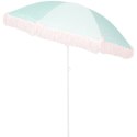 PARASOL PLAŻOWO OGRODOWY Z FRĘDZLAMI 174CM ZIELONY