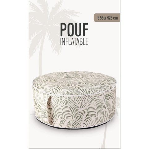 PUFA DMUCHANA TURYSTYCZNA OGRODOWA 55x25CM PROGARDEN LIŚCIE