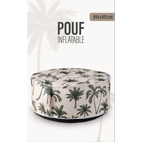 PUFA DMUCHANA TURYSTYCZNA OGRODOWA 55x25CM PROGARDEN PALMY