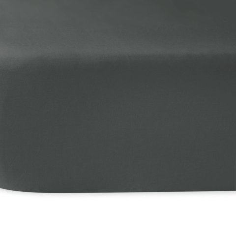 Prześcieradło satyna bawełniana j.szary 037/160x220