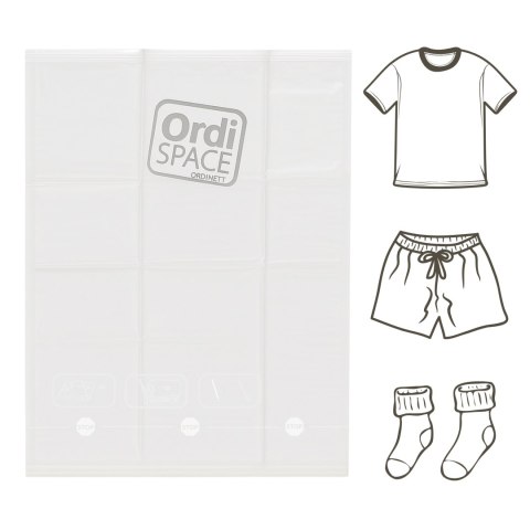 Worek próżniowy 42x50 M - PE, rolowany, bez zaworu, do kompresji odzieży