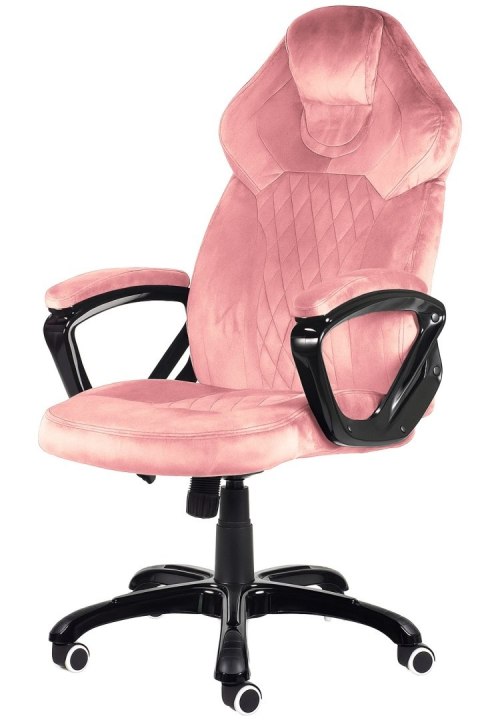 Fotel obrotowy do biurka SPIDER PINK ALCANTARA