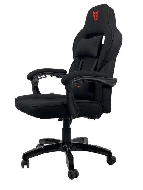 Fotel obrotowy do biurka TITAN BLACK FABRIC BASIC