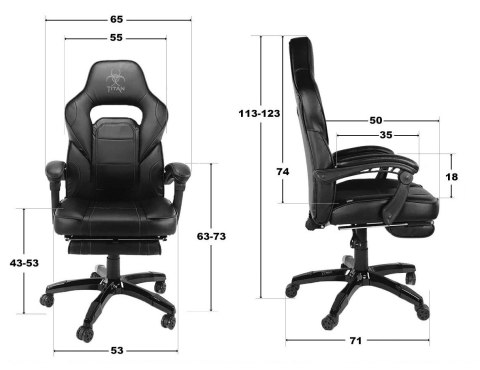 Fotel obrotowy do biurka TITAN BROWN ALCANTARA PRO