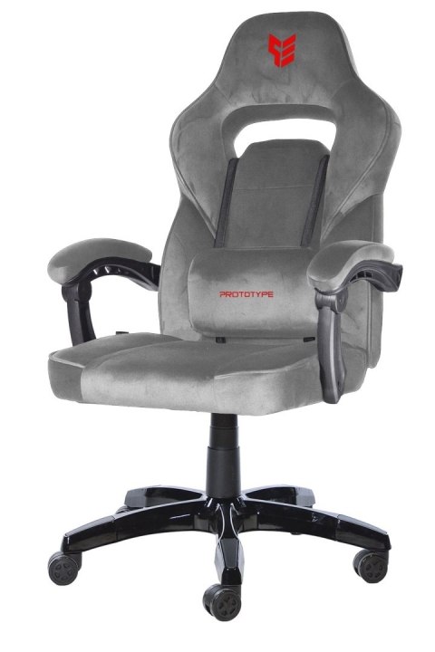 Fotel obrotowy do biurka TITAN GREY ALCANTARA BASIC