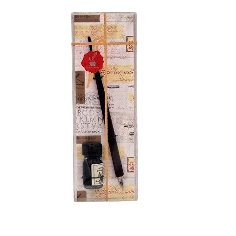 Zestaw do kaligrafii - Pióro ze stalówką + tusz - 708