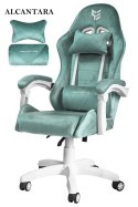 Fotel obrotowy gamingowy HERO ENZO MINT ALCANTARA ICE